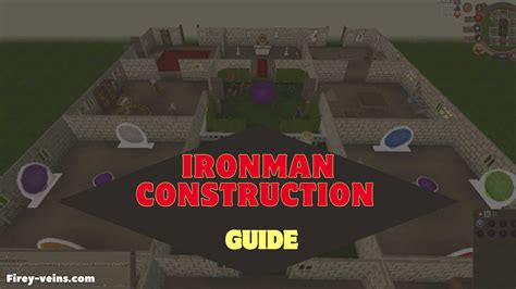 osrs oziach|osrs ironman construction guide.